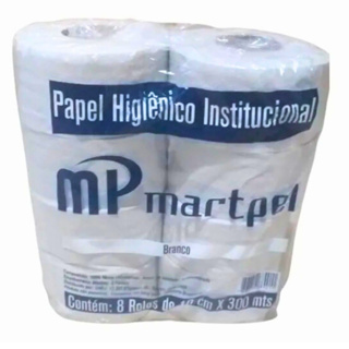 Papel Higiênico C/8 Rolão  Liderpel Institucional e Industrial Econômico em Oferta na Shopee