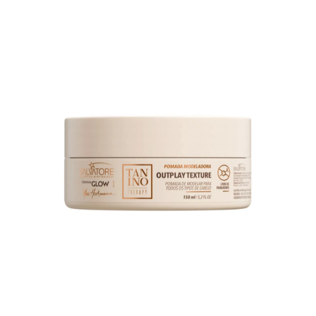 Pomada Modeladora Salvatore Tanino Outplay Texture Glow 150ml - Ana Hickmann