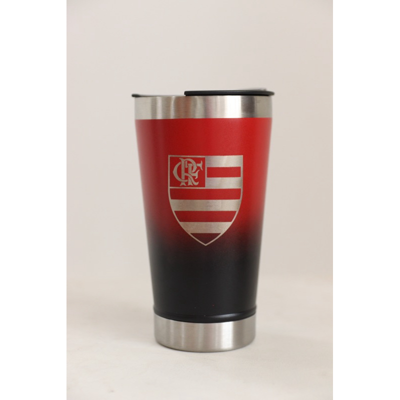 Copo Térmico Personalizado Flamengo 502 ML, Personalize com seu nome, Escudo do Flamengo, Flamengo
