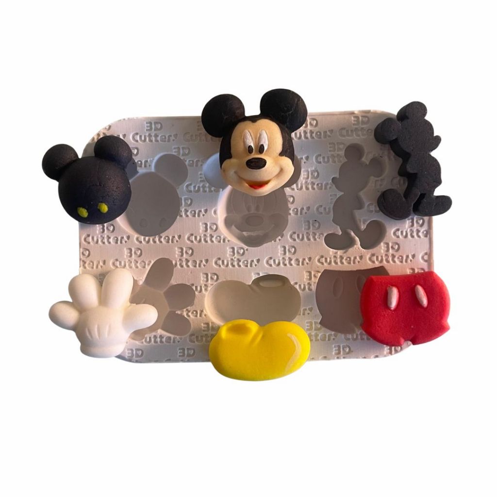 Molde de Silicone para apliques de Artesanato - Camundongo Mágico
