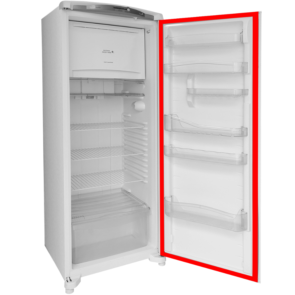 Borracha Gaxeta Para Consul Pratice 340 Cra34 Cra34c Geladeira Refrigerador 56x157