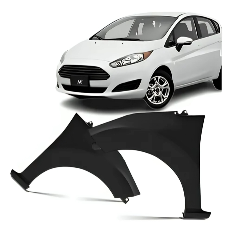 Par/Un Paralama Dianteiro New Fiesta 2011 2012 2013 2014 2015 2016 2017 2018 2019 Curvao Lameiro 1ªLinha Novo