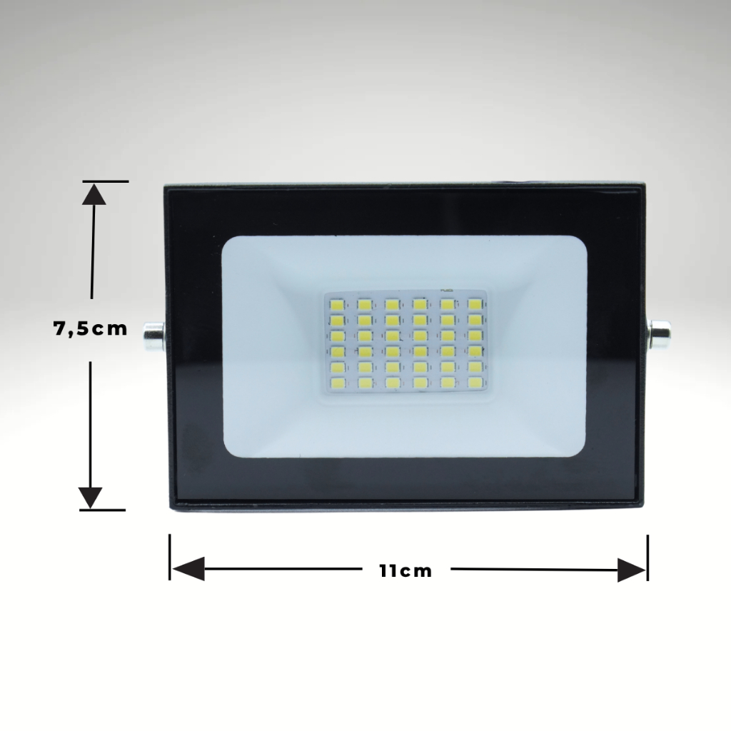 Refletor Led 200w Holofote Prova D'água Bivolt Ip67 Branco Frio em Oferta na Shopee