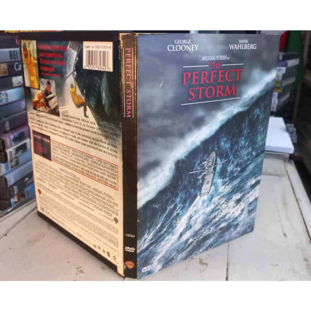 Dvd - The Perfect Storm - Mar Em Fúria - Made In Usa - NOvo Gorge Clooney mark Wahlberg Snapcase