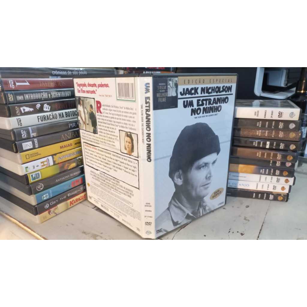 Dvd Um Estranho no Ninho - Jack Nicholson - Dvd Duplo - Original  -Excelente estado