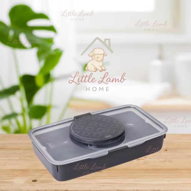 Porta lenço umedecido vedação de borracha - Plasútil