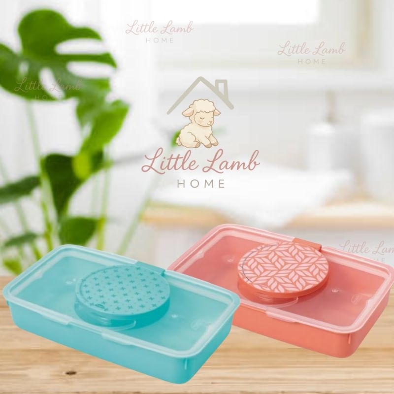 Porta lenço umedecido 50 lenços vedação de borracha - Plasútil em Oferta na Shopee