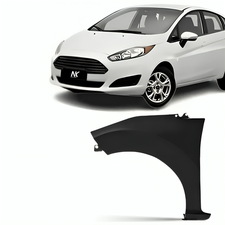 Detalhes do Paralama Dianteiro New Fiesta 2011 2012 2013 2014 2015 2016 2017 2018 2019 Curvao Lameiro