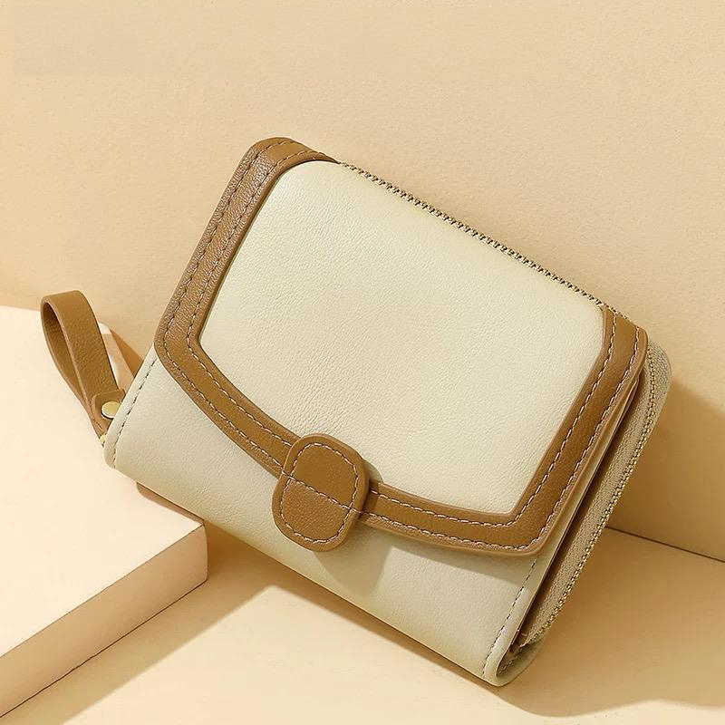 Carteira Feminina Multi-Cartão Porta Cartão Foto com 3 Dobras Executivo Casual Unissex D481 LING