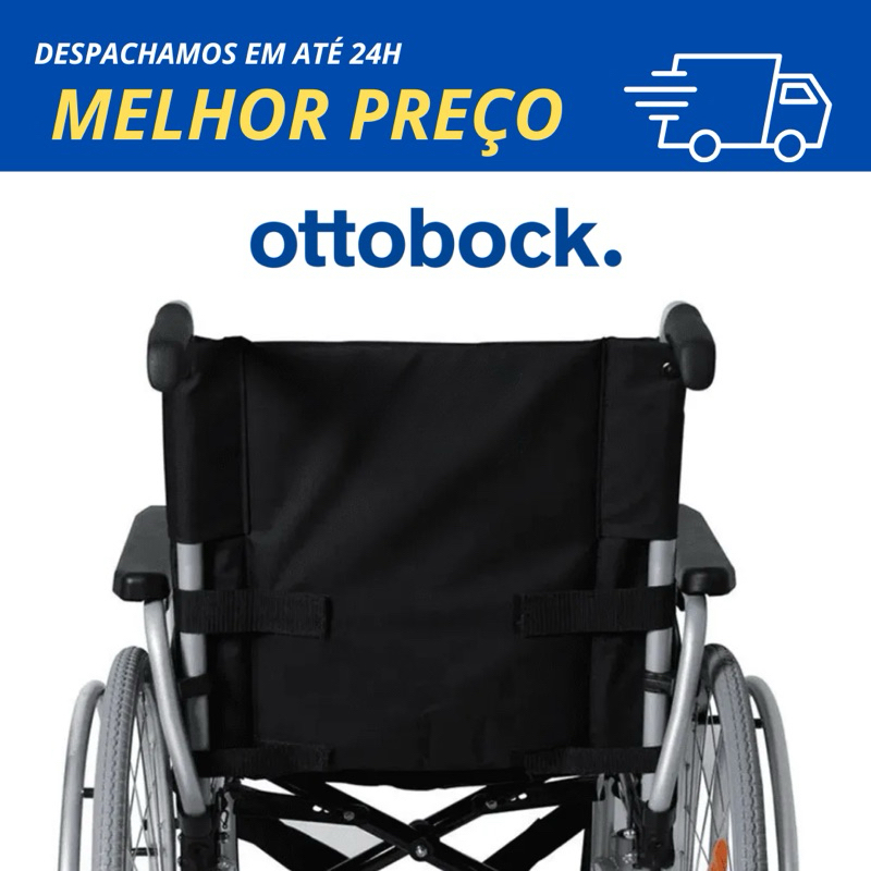 Encosto em Nylon para Cadeira de Rodas Start M1 e M2 Ottobock