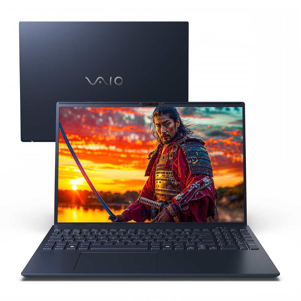 Notebook VAIO FE16 AMD® Ryzen 7-5825U Linux 32GB RAM 512GB SSD 16" IPS WUXGA Antirreflexo - Cinza - Computers & Accessories