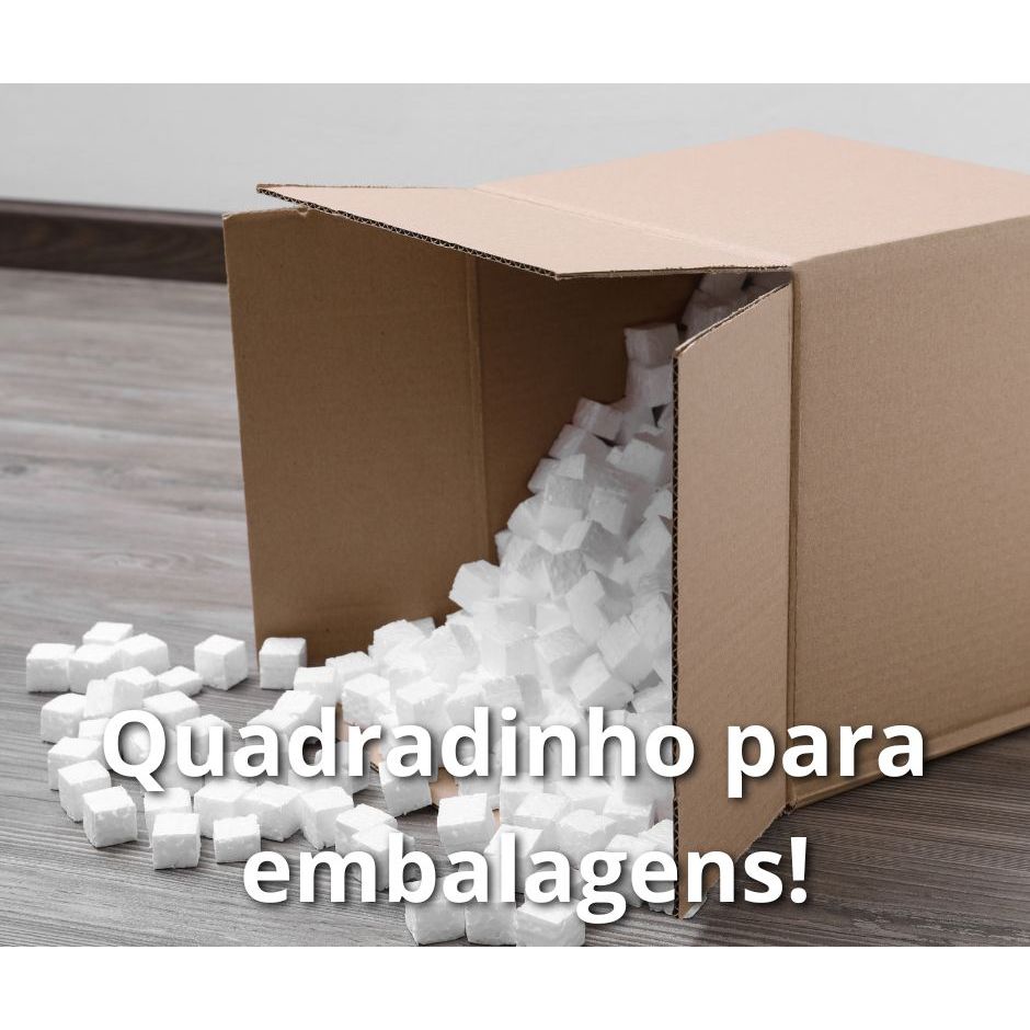 QUADRADINHO DE ISOPOR PARA EMABALAGENS 250 LITROS - ENVIO IMEDIATO em Oferta na Shopee