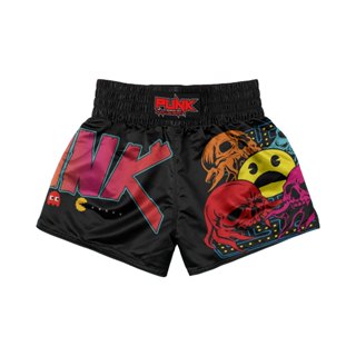 Short Treino/Passeio/Muay Thai Sublimado Packman Infantil Punk em Oferta na Shopee