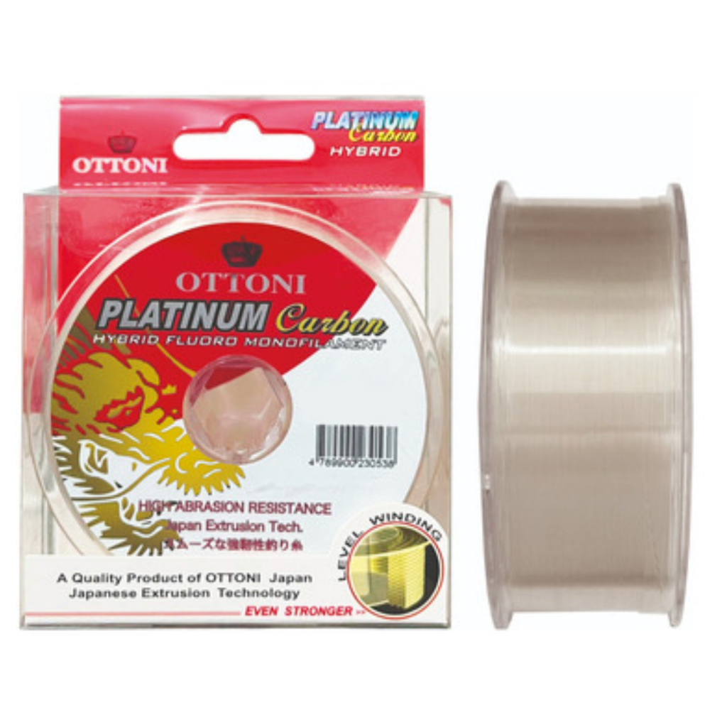 Linha De Pesca Ottoni Platinum Fluorcarbon Monofilamento