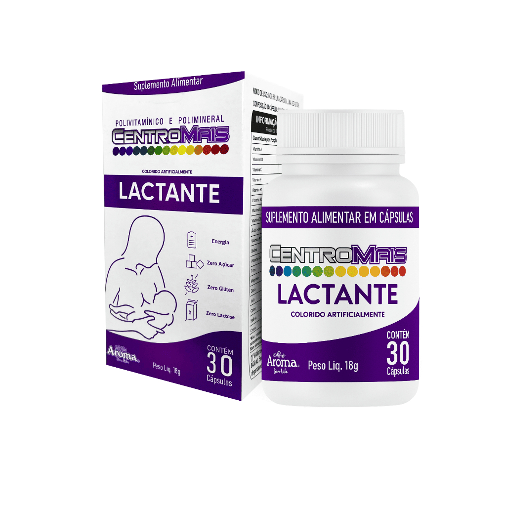 Centromais Lactante 30 Cápsulas +19 Nutrientes Mães Gestantes Lactantes Envio relâmpago em Oferta na Shopee