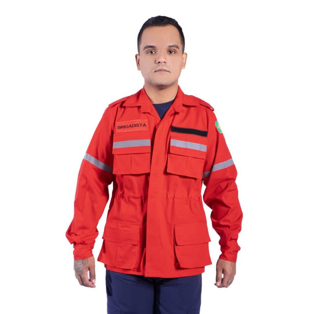 Gandola Tática Brigadista Vermelha Refletivo Gandola Tática Brigadista Vermelha Refletivo