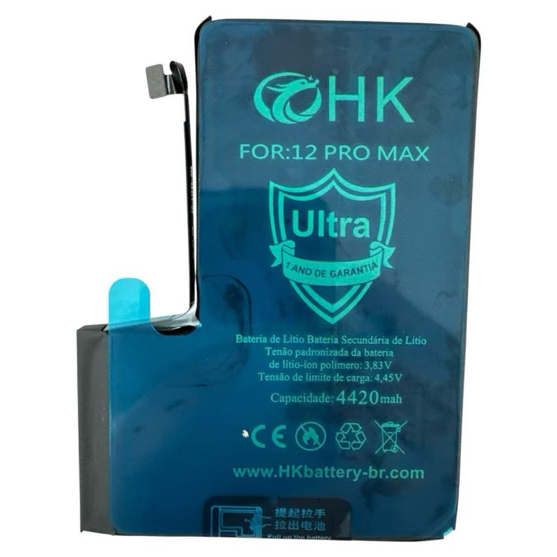 Bateria iP 12 pro max Alta Capacidade + Maior Duração!