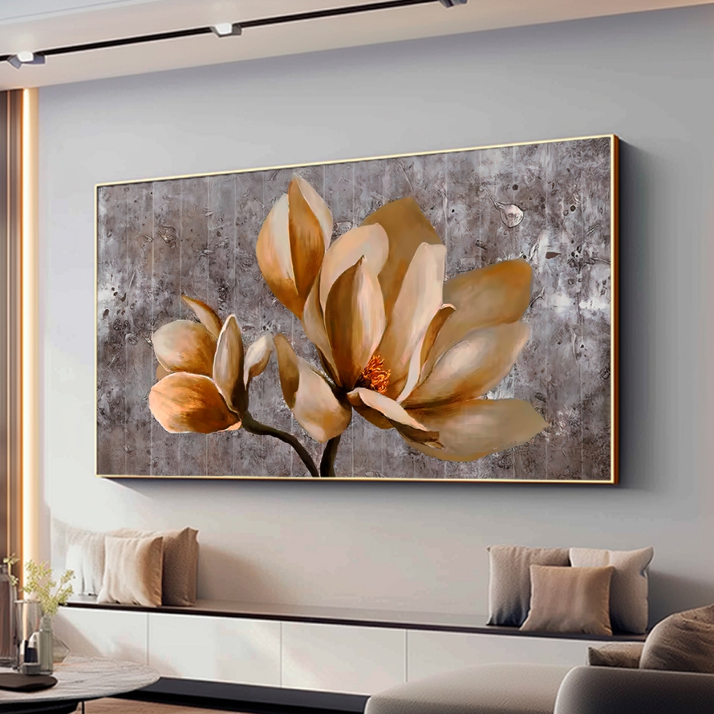 Quadro Decorativo 80x120 cm Com Moldura Para Sala Quarto Escritório Hall