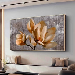 Quadro Decorativo 80x120 cm Com Moldura Para Sala Quarto Escritório Hall