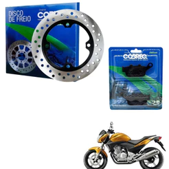 Disco Freio Traseiro + Pastilha CB 300 SEM ABS 2009 2010 2011 2012 2013 2014 2015 Cobreq Original