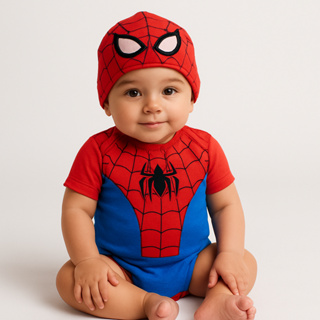 Body Bebê Infantil Mêsversário Temático Homem Aranha Super Confortável Linha Premium em Oferta na Shopee