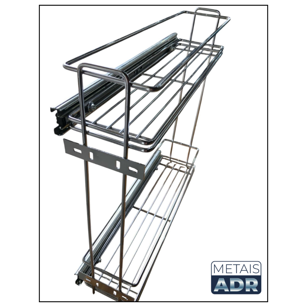 Porta Óleo E Latas Fixação Lateral Deslizante -12x41x41cm (larg x Alt x Prof ) em Oferta na Shopee