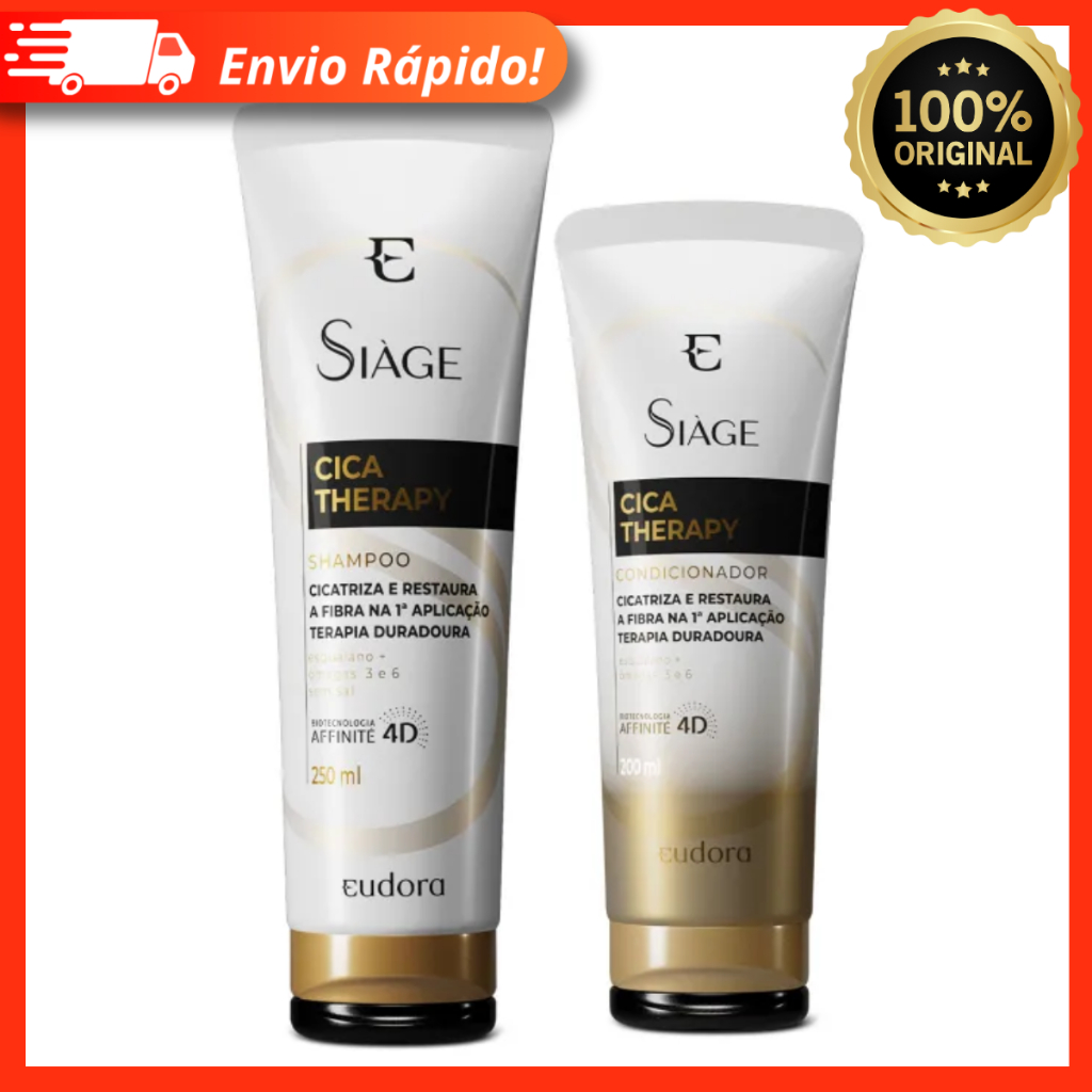 Combo Siàge Cica-Therapy: Shampoo + Condicionador  - Eudora