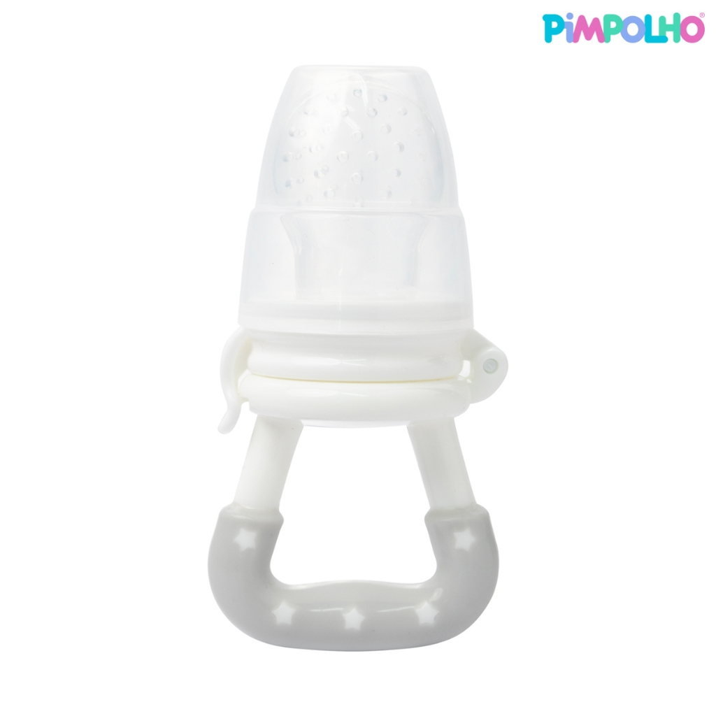Alimentador De Silicone Haste Triangular Unissex Pimpolho - Branco em Oferta na Shopee