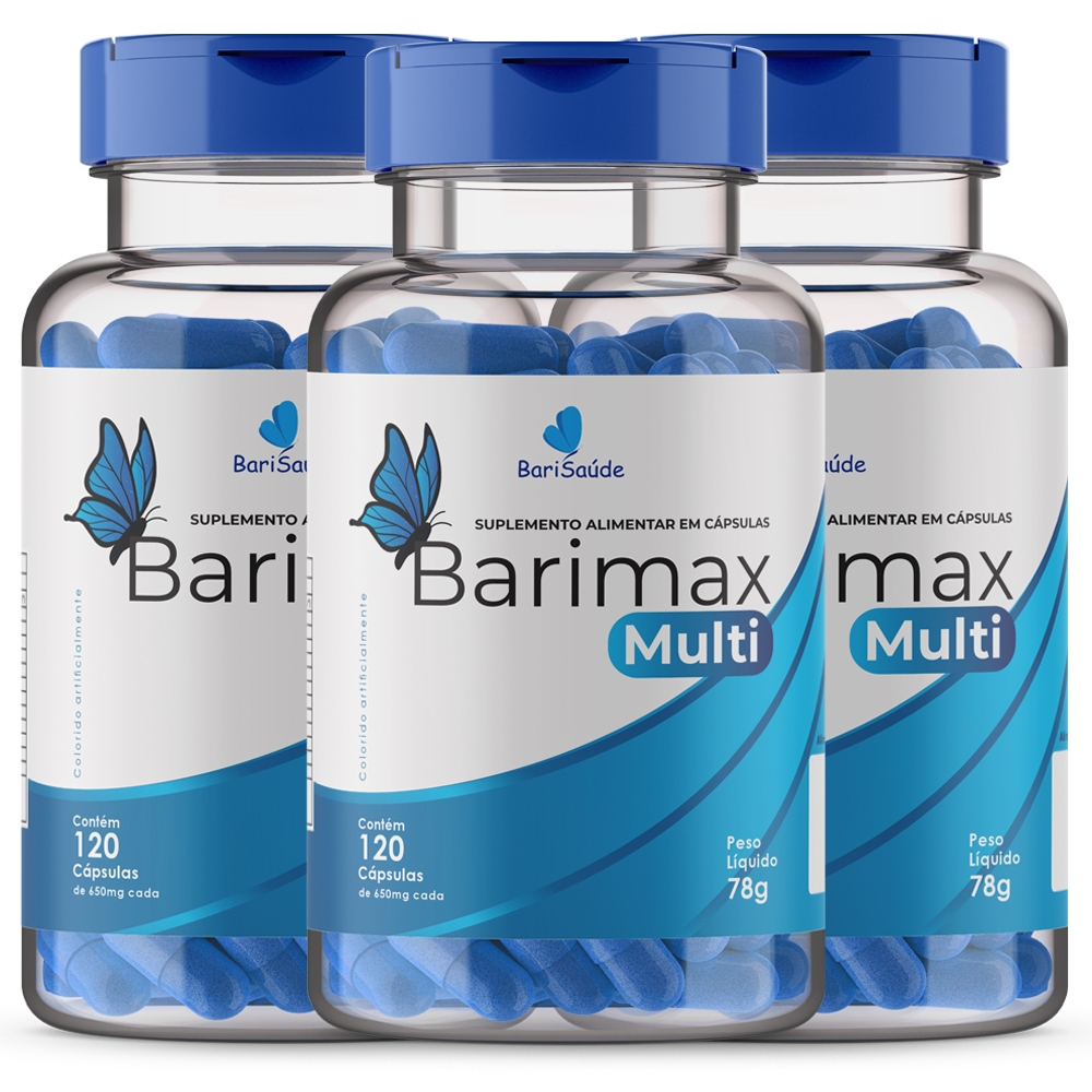 Barimax Multi - Multivitamínico Para Bariátricos - Kit C/ 3