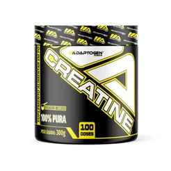 Creatina 300g Adaptogen - 100% Pura Sabor Sem sabor