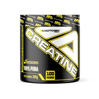 Creatina 300g Adaptogen  - 100% Pura Sabor Sem sabor em Oferta na Shopee