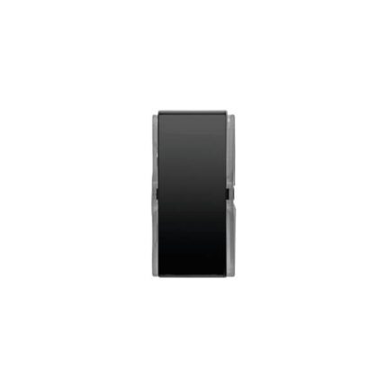 Módulo de interruptor preto Brava Up Soprano (simples ou paralelo)