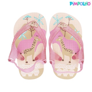 Sandália Chinelo Praia Baby Rosa Girafa Menina Pimpolho em Oferta na Shopee
