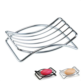 Saboneteira Aramada Aço Inox Preto Banheiro Porta Sabonete Design Moderno Escoamento Bancada em Oferta na Shopee