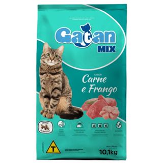 Ração Alimento Barata Gatan Mix Para Gatos Sabor Carne E Frango 10,1kg- GATO ADULTO SEM CORANTES. em Oferta na Shopee