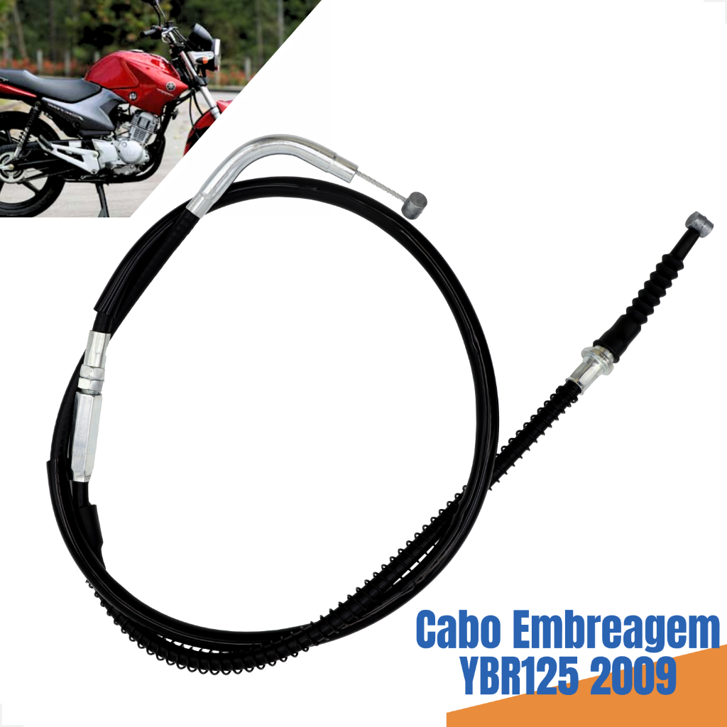Cabo Embreagem Yamaha YBR 125 ED Factor 2002 2003 2004 2005 2006 2007 2008 2009 Reposição Peça MOTO