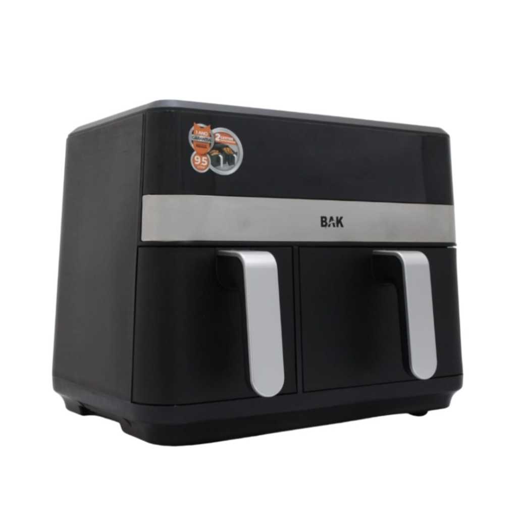 Fritadeira Elétrica Air Fryer Duas Cestas 9,5 Litros 127V Bak BK-FRI95L-127