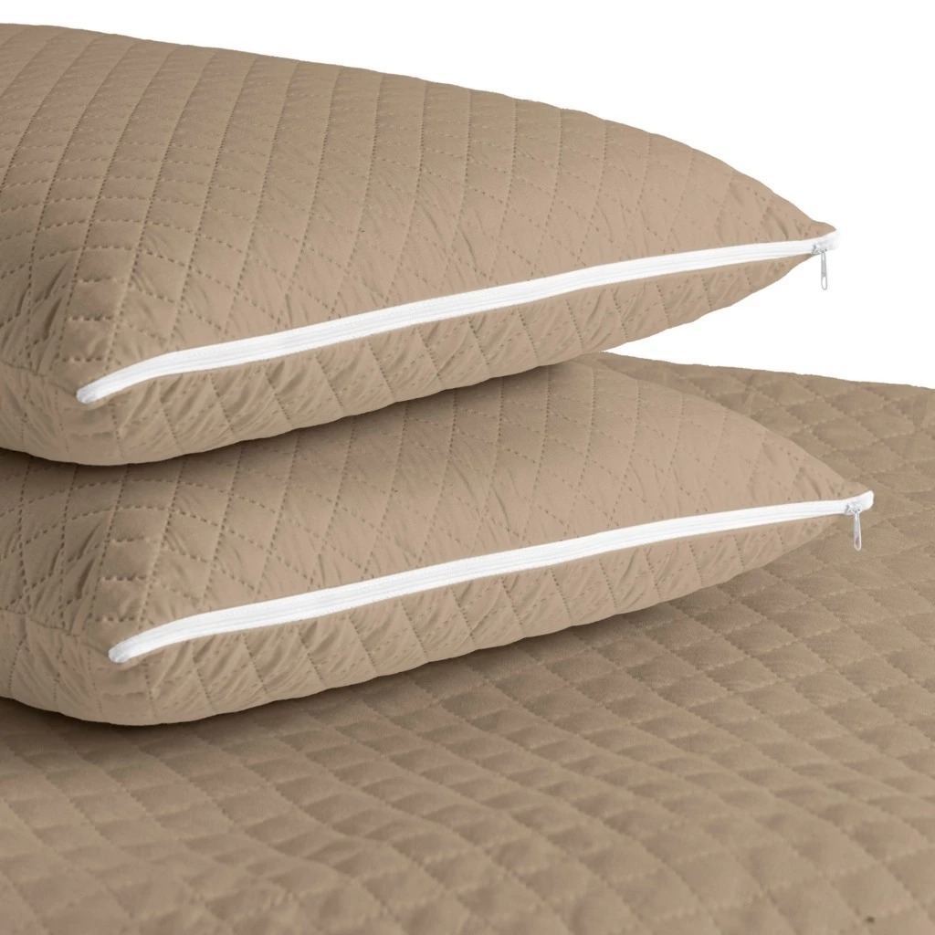 Kit 2 Peças Capa Porta Travesseiro Impermeável Matelado em Oferta na Shopee