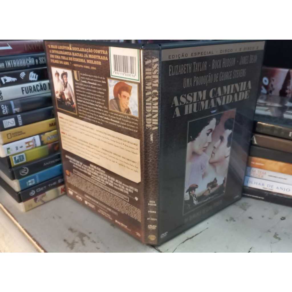 DVD: Assim caminha a humanidade - original Edição Especial  2 Discos - Duplo  - excelente-George Stevens Edna Ferber