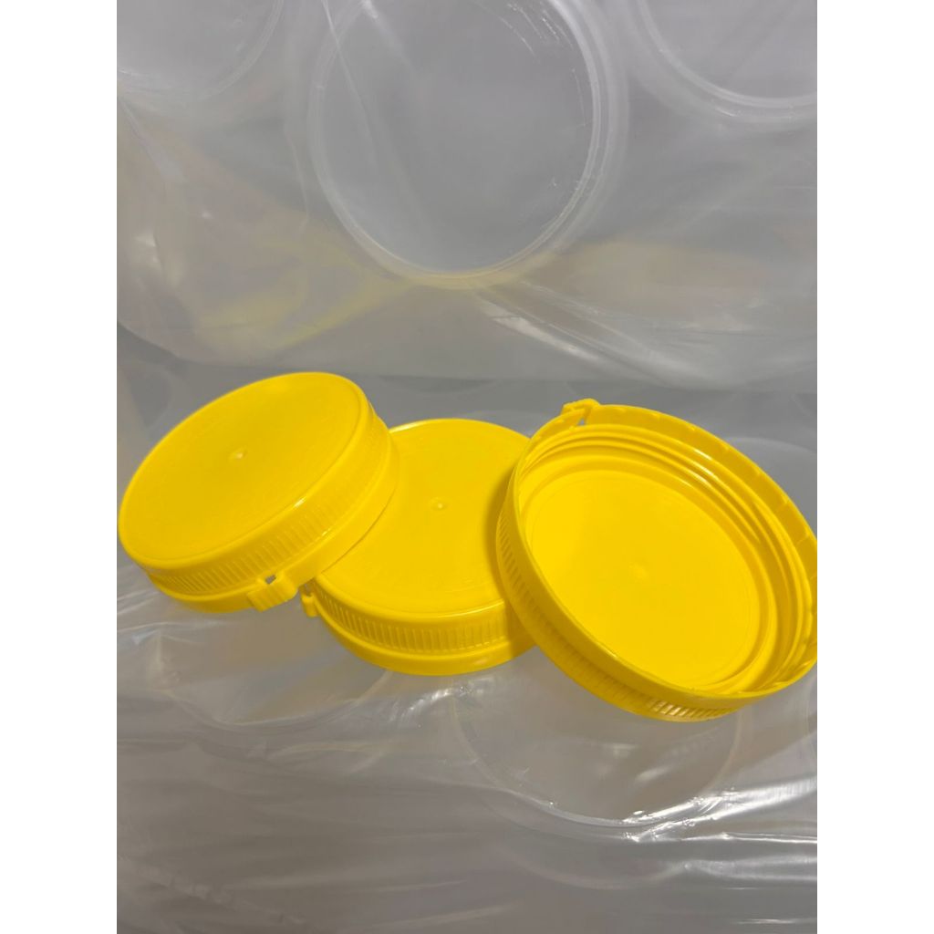 Kit com 50 Unidades Pote Plástico 1kg para Mel – Tampa com Lacre de Segurança