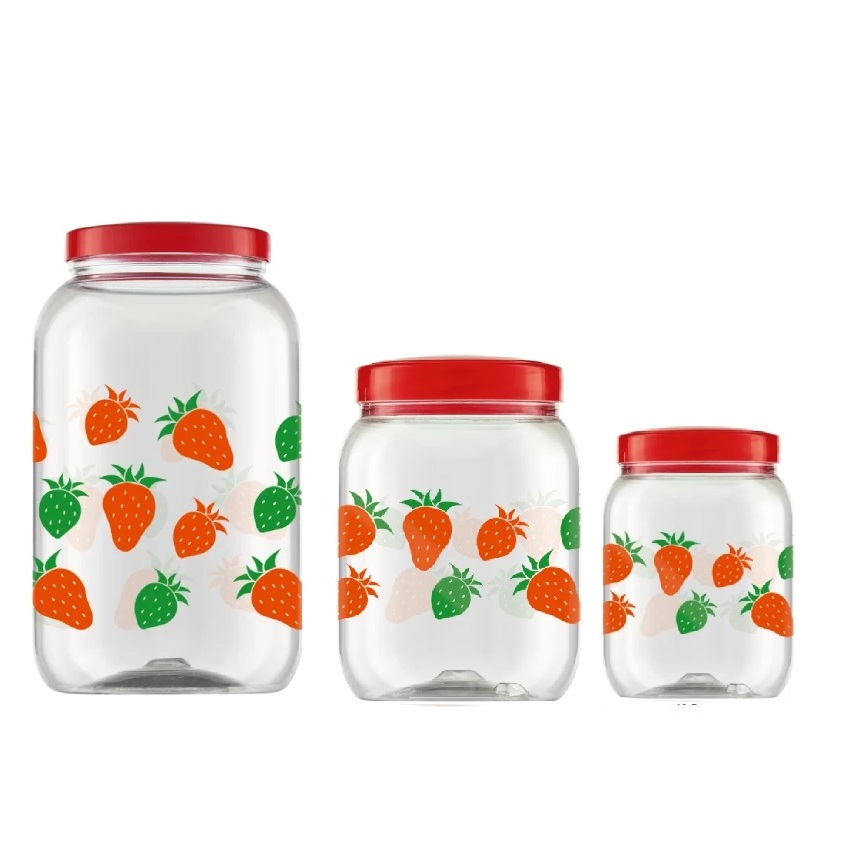 Pote Plástico Organizador Morango Porta Mantimentos Bandeirante - Unidade em Oferta na Shopee