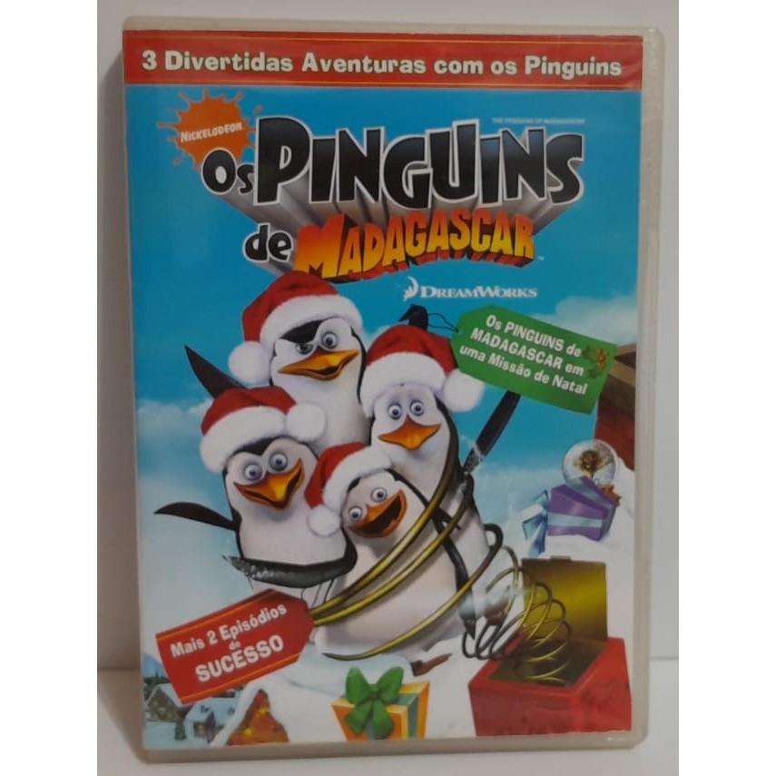 DVD Os Pinguins De Madagascar Uma Missão De Natal Original Dreamworks - 2009