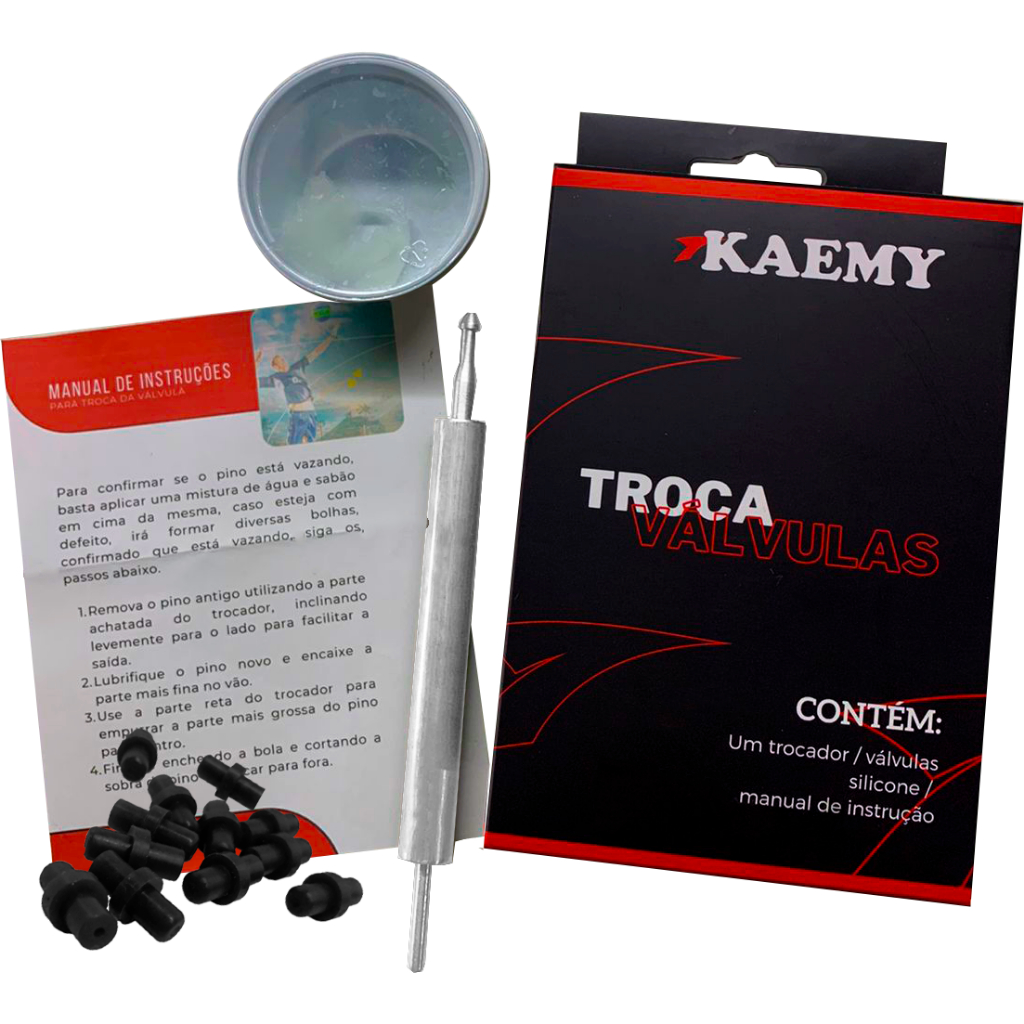 Kit Ferramenta Troca Válvula de Bola em Metal com 12 Válvulas