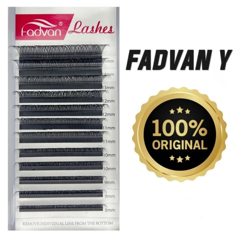 Cílios Fadvan YY Volume Brasileiro Fio Y 0.07D Extensão De Cilios Alongamento Retenção Adesivo Cola em Oferta na Shopee