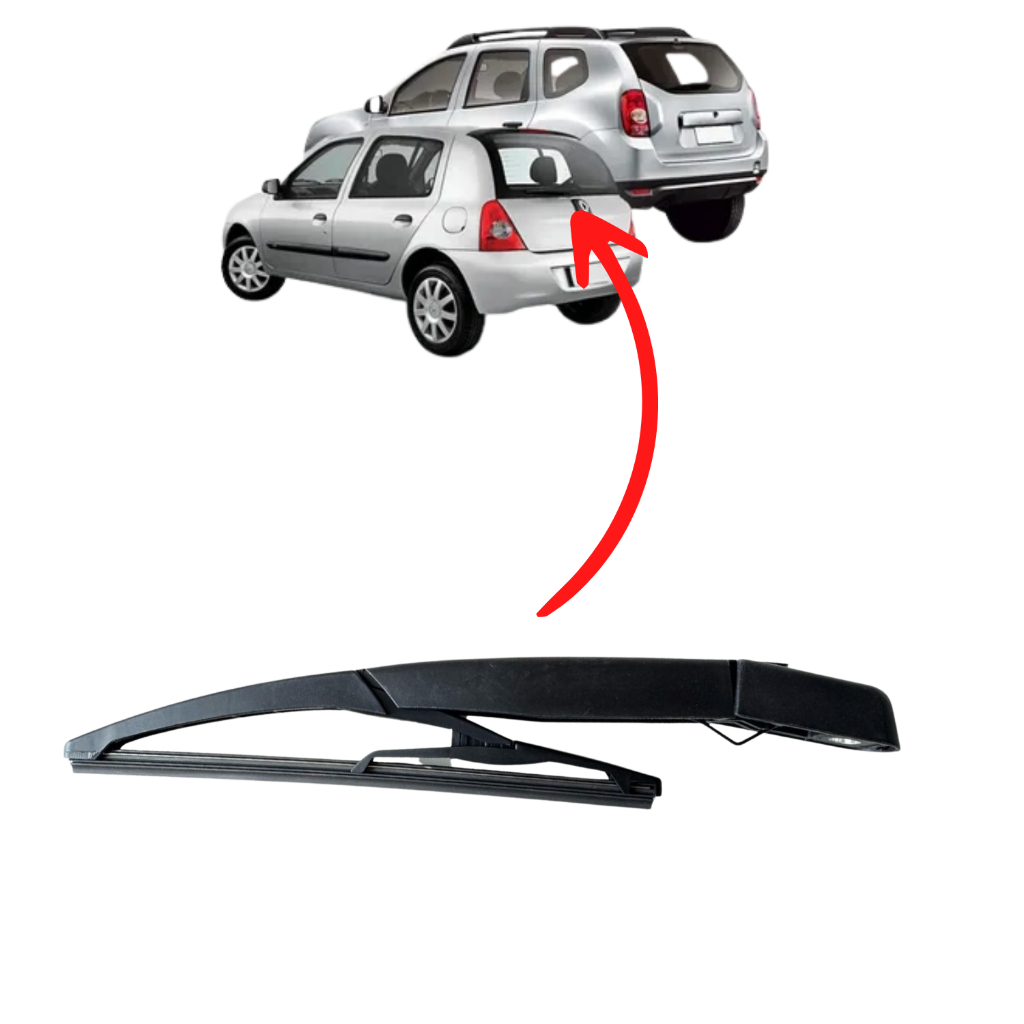 BRACO LIMPADOR COM PALHETA TRASEIRA DUSTER 12/19 e CLIO NOVO 15/20 em Oferta na Shopee