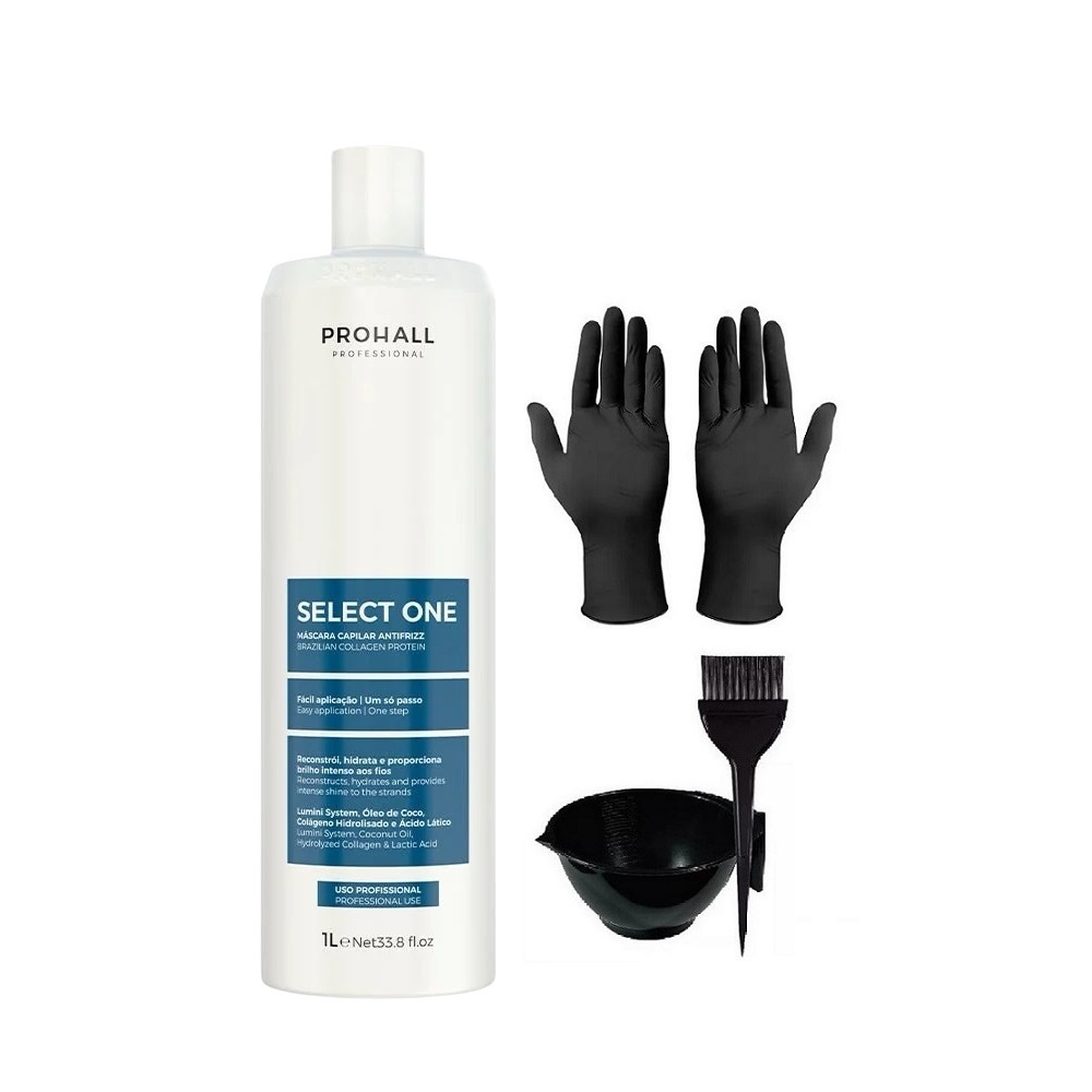 Prohall Progressiva Sem Formol Select One 1 Litro + Aplicação