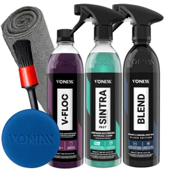 Kit Shampoo V-Floc pH Neutro Cera Blend Black Spray Sintra Fast Vonixx