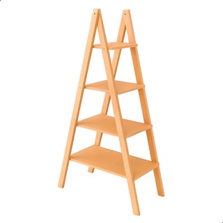 Estante Escada MDF 4 Prateleiras Cru Decoração Festa Doces Expositor Andares Multiuso Estável Personalizável em Oferta na Shopee