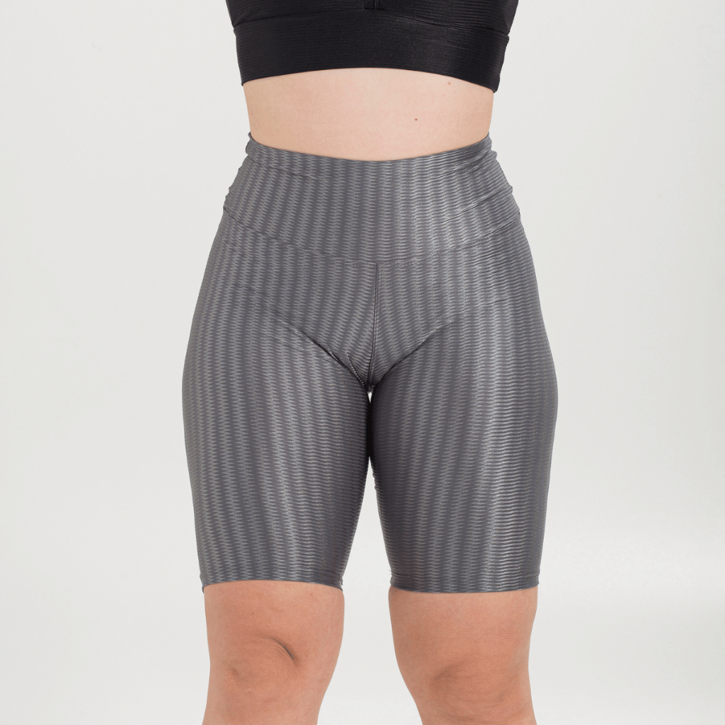 Short Legging Bermuda 3D Feminina Poliamida Compressão Fitness Academia Treino Sport Pilates Corrida