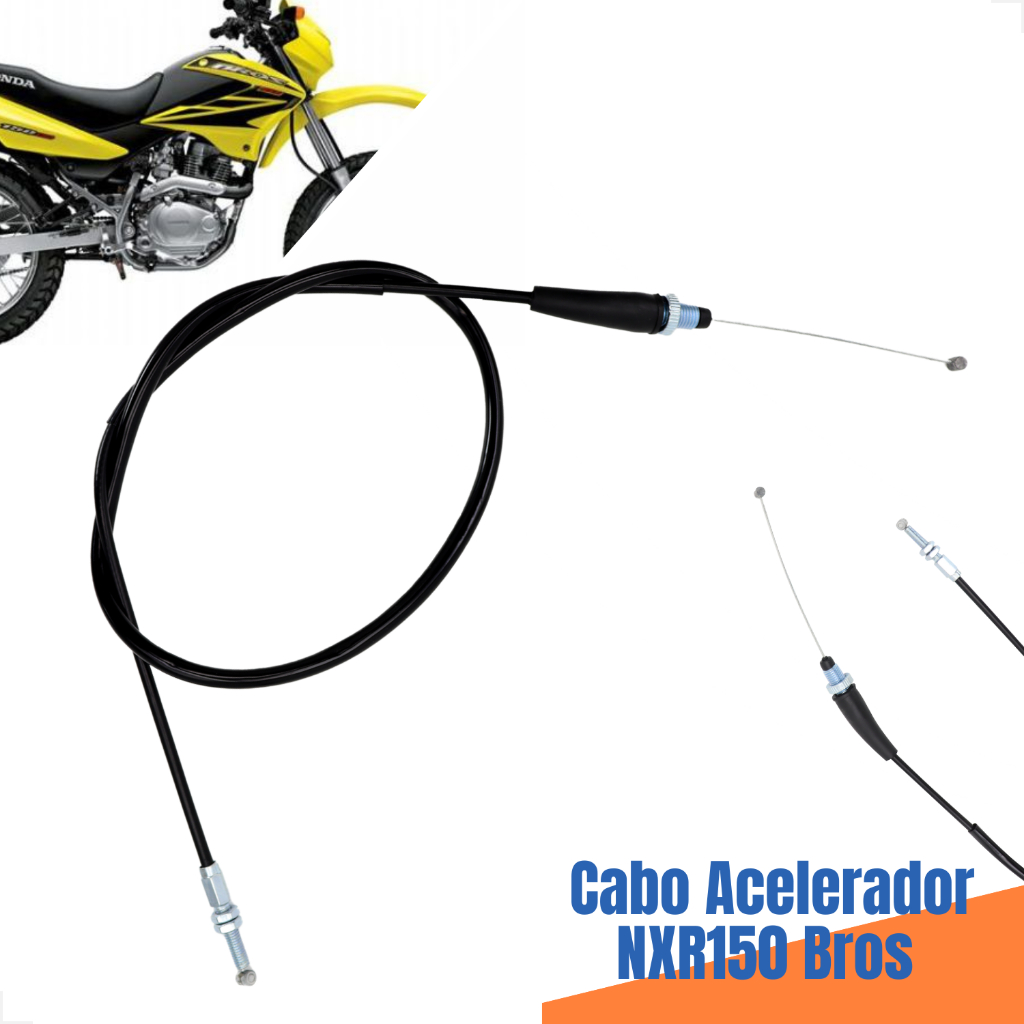 Cabo De Acelerador Moto Honda Modelo Bros 150 2009 2010 2011 2012 Original MOTO em Oferta na Shopee